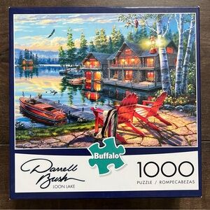 Buffalo Darrell Bush Loon Lake Puzzle - 1000 Pieces